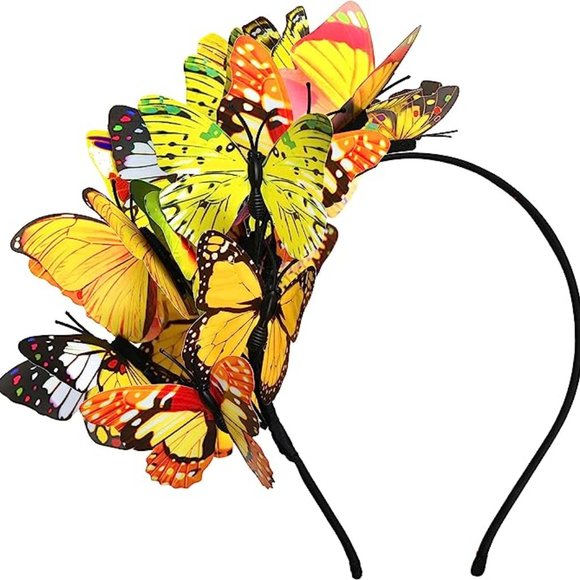 Boutique Accessories Zivyes Butterfly Fascinator Hats Women Monarch
